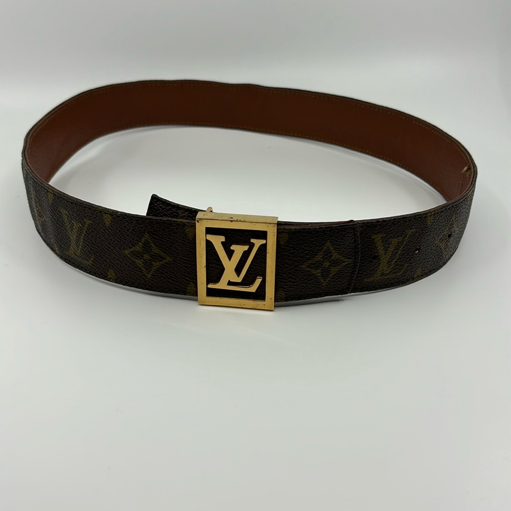 Authentic Louis Vuitton Unisex Monogram Belt